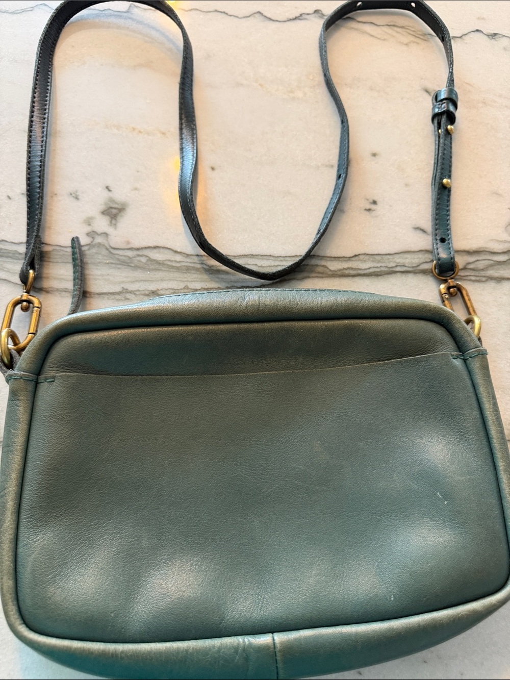 Madewell Leather Carabiner Mini Crossbody Bag